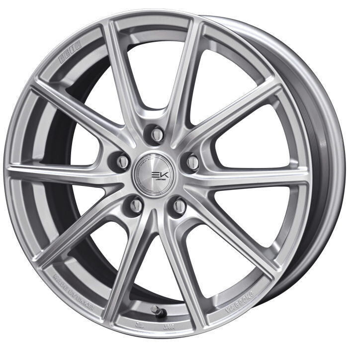 DUNLOP GRANDTREK XS1 WL LT215/70R16 100/97N ENKEI SEIN EK Shine Silver 16 inch 6.5J+45 5H-114.3 Studless Set of 4 Cut [r1202522323]