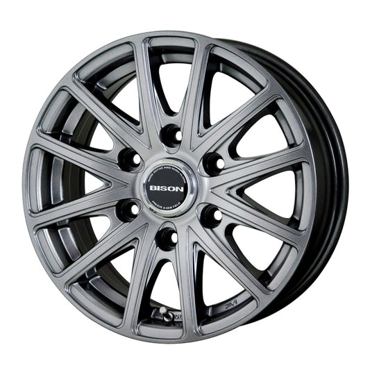 Commercial product DUNLOP GRANDTREK AT5 BL 195/80R15 96S BISON BN-01 Dark Silver 15 inch 6J+33 6H-139.7 Summer 4 pieces [n1202530567]