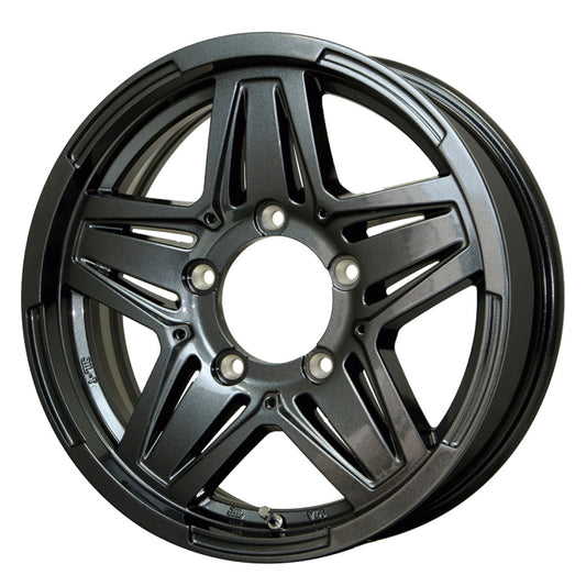 Commercial product DUNLOP GRANDTREK AT5 OWL 205/70R15 96T MADCROSS JB-01 Gunmetal 15 inch 6J+0 5H-139.7 Summer 4 pieces [q1202535435]