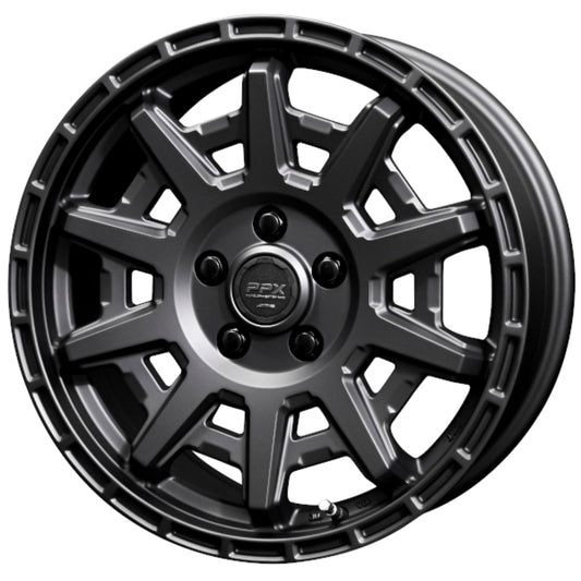 Commercial product DUNLOP GRANDTREK AT5 OWL 205/70R15 96T PPX D10X Matte Dark Gunmetallic 15 inch 6J+45 5H-100 Summer 4 pieces [v1202561672]