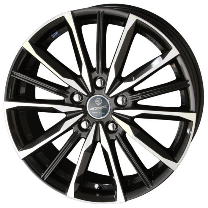 Commercial product DUNLOP GRANDTREK AT5 OWL 205/70R15 96T SMACK VALKYRIE Sapphire Black Polish 15 inch 6J+45 5H-114.3 Summer 4 pieces [v1202560634]