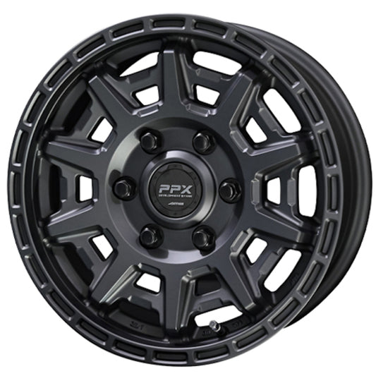 Commercial product DUNLOP GRANDTREK TG4 195R15 8PR PPX D10X Matte Dark Gunmetallic 15 inch 6J+33 6H-139.7 Summer 4 pieces [h1202555704]