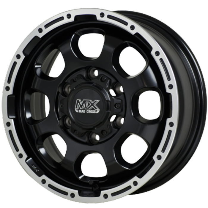 Commercial product DUNLOP GRANDTREK AT5 OWL 205/70R15 96T MADCROSS GRACE Black/Rim Polish 15 inch 6J+44 6H-139.7 Summer 4 pieces [x1202532917]