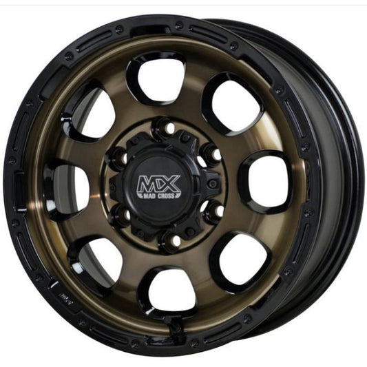 Commercial product DUNLOP GRANDTREK TG4 195R15 8PR MADCROSS GRACE Bronze Clear/Rim Black 15 inches 6J+44 6H-139.7 Summer 4 pieces [f1202537663]