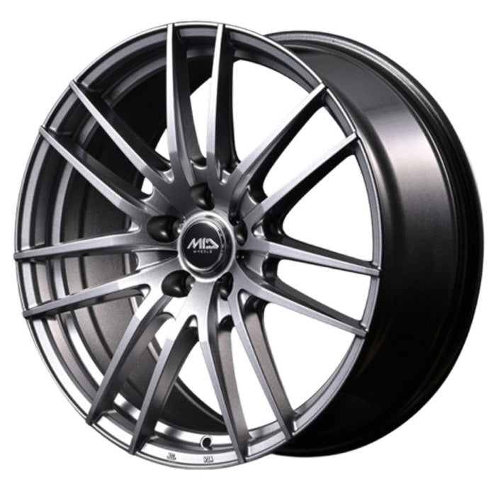 Commercial product DUNLOP GRANDTREK AT5 OWL 205/70R15 96T MID WHEELS SQ14 Metallic Gray 15 inch 6J+45 5H-114.3 Summer 4 pieces [m1202528136]