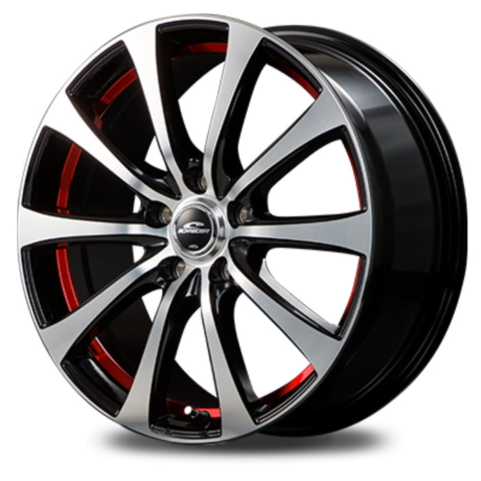 Commercial product DUNLOP GRANDTREK PT3 205/70R15 96H SCHNEIDER RX-01 Black Polish/Red 15 inch 6J+45 5H-100 Summer 4 pieces [w1202528576]