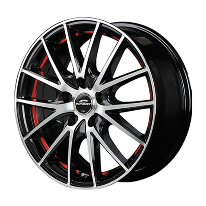 Commercial product DUNLOP GRANDTREK PT3 205/70R15 96H SCHNEIDER RX27 Black Polish/Red Clear 15 inch 6J+45 5H-100 Summer 4 pieces [b1202537545]