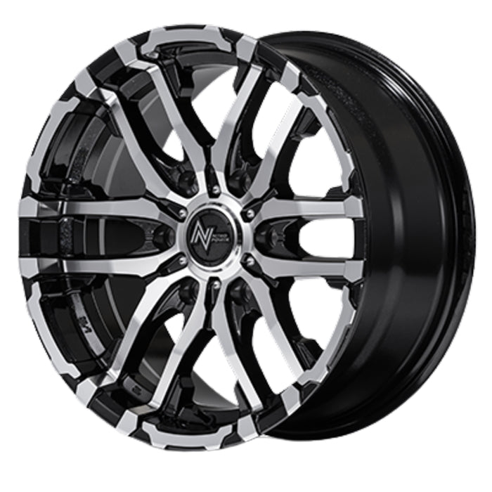 Commercial product DUNLOP GRANDTREK PT5 215/70R15 98H NITRO POWER M26 CROSSFANG BK metallic/mirror cut 15 inch 6J+33 6H-139.7 4 pieces for summer [r1202528122]