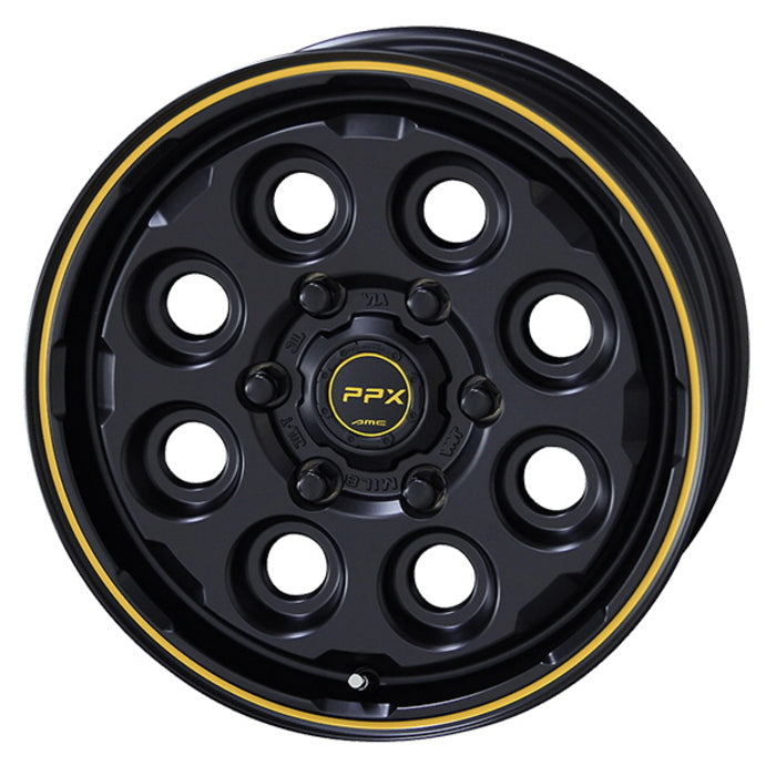 Commercial product DUNLOP GRANDTREK PT3 205/70R15 96H PPX MIL:8 Black/Yellow line 15 inch 6J+33 6H-139.7 Summer 4 pieces [o1202552663]
