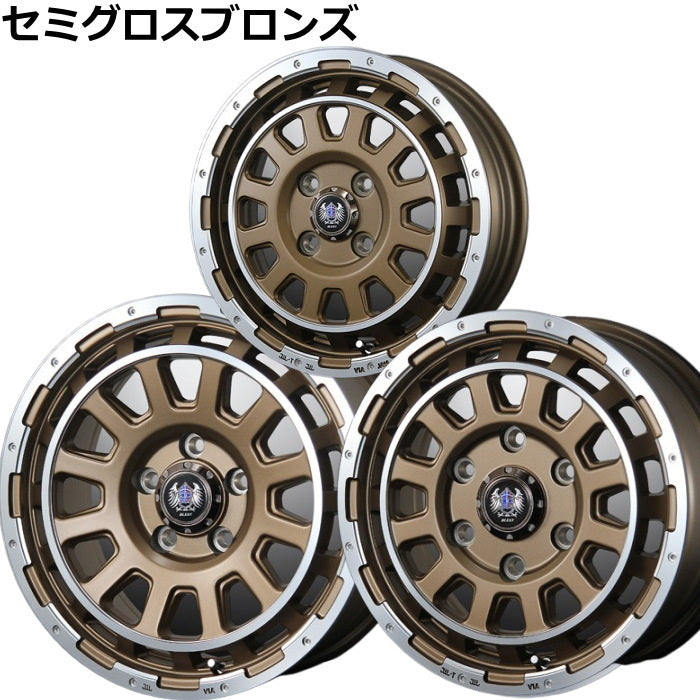 Commercial product DUNLOP GRANDTREK PT5 215/70R15 98H Bahns Tech DH Stream Semi-gloss Bronze 15 inch 6J+35 6H-139.7 Summer 4 pieces [f1202541903]