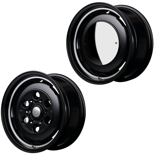 Commercial product DUNLOP GRANDTREK PT3 205/70R15 96H GARCIA CISCO MOON Semi-gloss black 15 inch 6J+33 6H-139.7 Summer 4 pieces [w1202530040]