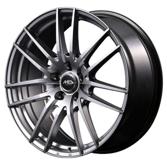 Commercial product DUNLOP GRANDTREK AT5 OWL 205/70R15 96T MID WHEELS SQ14 Metallic Gray 15 inch 5.5J+40 5H-100 Summer 4 pieces [1202528523]