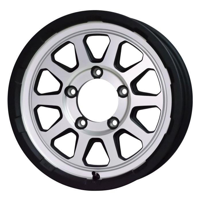 DUNLOP GRANDTREK AT5 Black Letter 175/80R16 91S MADCROSS RANGER Matte Silver 16 Inch 5.5J+20 5H-139.7 Summer Set of 4 [j1202548932]