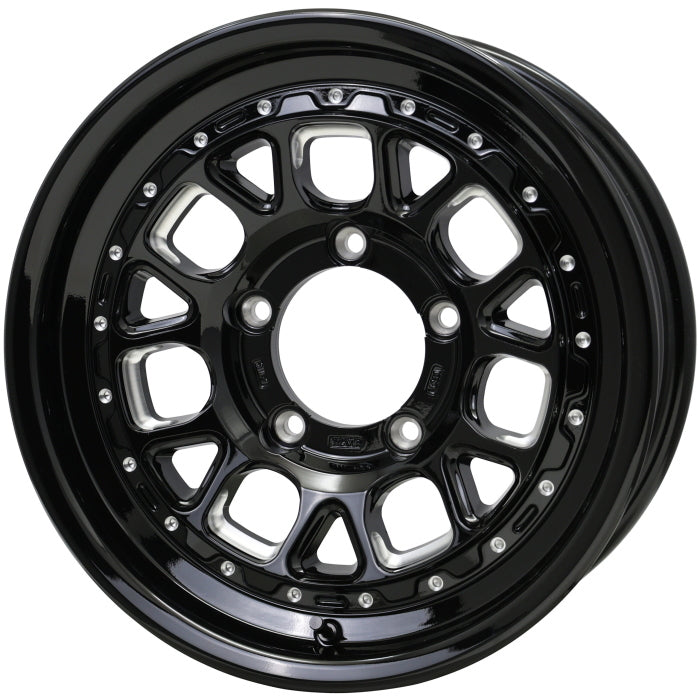 DUNLOP GRANDTREK PT5 175/80R16 91S BARKLEY HARDROCK HURON Gloss Black/Machining 16 inch 5.5J+20 5H-139.7 Summer 4 book set [s1202553257]