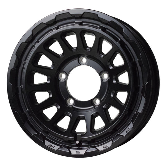DUNLOP GRANDTREK PT5 175/80R16 91S BARKLEY HARDROCK RIZARD Semi-gloss Black 16 inch 6J-5 5H-139.7 Summer Set of 4 [p1202544399]