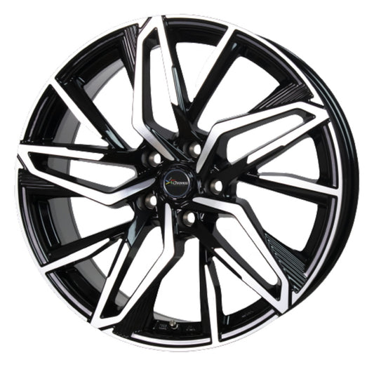 Commercial product DUNLOP GRANDTREK XS1 WL LT215/70R16 100/97N Chronus CH-112 Metallic black polish 16 inch 6.5J+50 5H-114.3 4 bottles for winter [p1202551098]