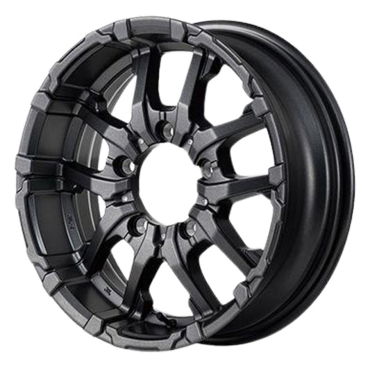 DUNLOP GRANDTREK PT5 175/80R16 Tire NITRO POWER M26 CROSSFANG Barrel Black Drilled 16 inch 5.5J+20 5H-139.7 4 pieces [b1202993730]