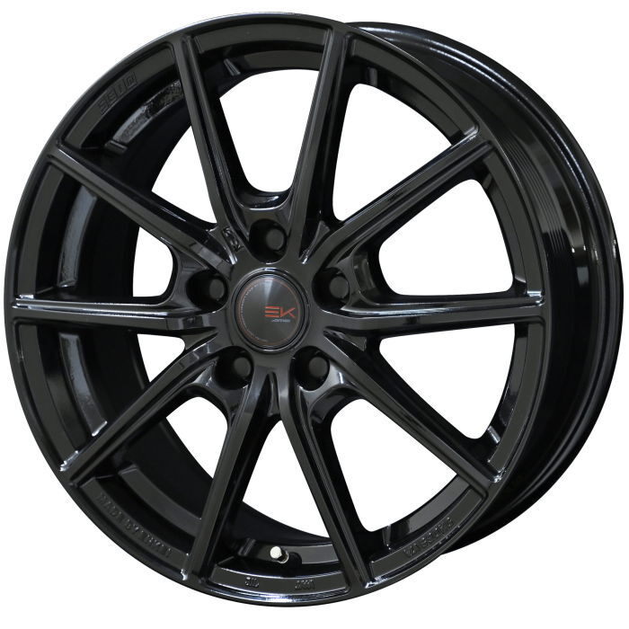 DUNLOP GRANDTREK PT5 215/60R17 96H ENKEI SEIN EK Solid Black 17 Inch Summer Tires 4 Pieces [m1203329417]