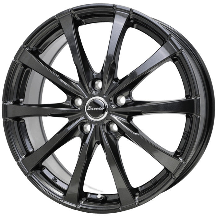 Commercial product DUNLOP GRANDTREK PT5 225/65R17 102V Exceeder E08 Gloss Gunmetal 17 inch 7J+39 5H-114.3 14R spherical surface for Toyota genuine bolt Summer use 4 pieces [o1203448478]