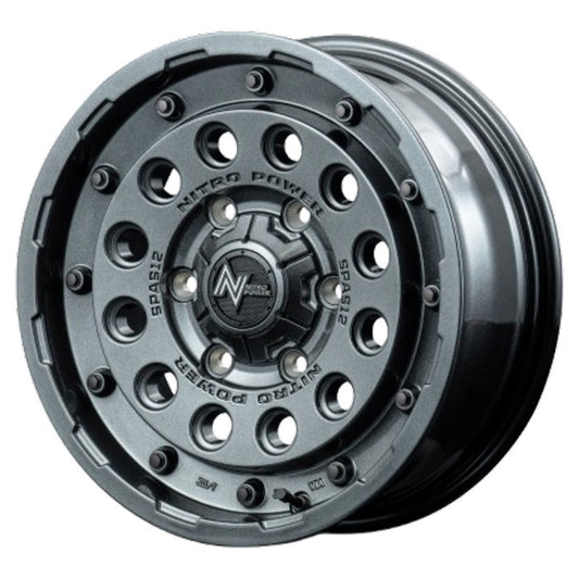 DUNLOP GRANDTREK PT5 215/70R15 98H NITRO POWER H12 SHOTGUN TACTICAL EDITION Gunmetal SI 15 inch 6J+33 6H-139.7 Summer Tires [k1205678560]