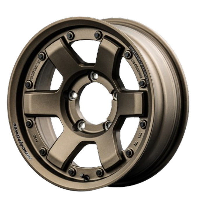DUNLOP GRANDTREK AT5 175/80R16 Tire NITRO POWER M6 CARBINE 16 inch Dark Bronze [r1205672459]