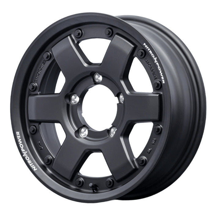 DUNLOP GRANDTREK AT5 175/80R16 91S NITRO POWER M6 CARBINE 16 inch 5.5J+20 5H-139.7 4 Pieces [u1205687330]