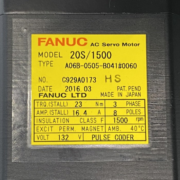 FANUC A06B-0505-B041 Servo Motor [n1208172805]