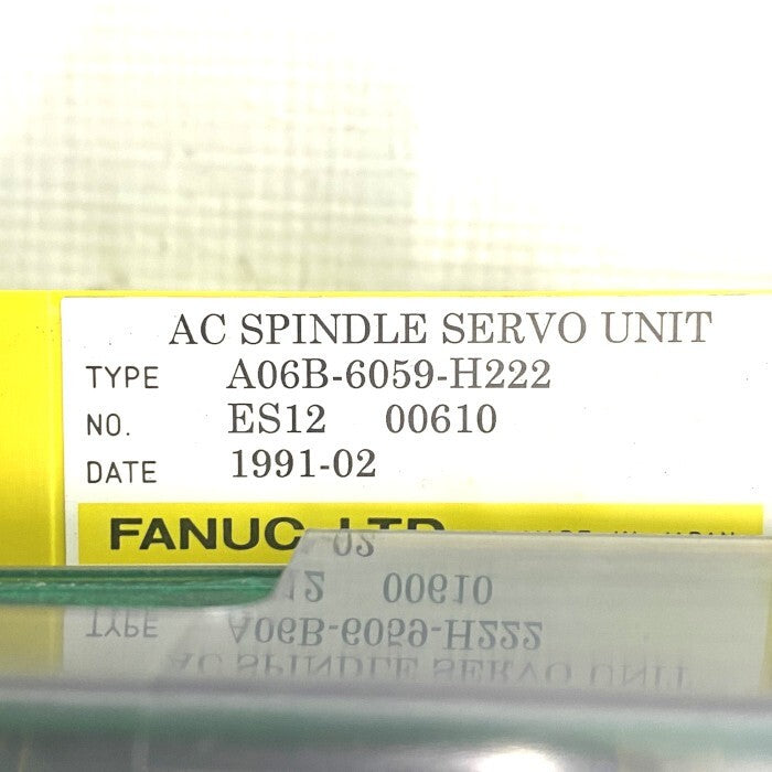 FANUC A06B-6059-H222#H520 AC Spindle Amplifier [x1208557550]