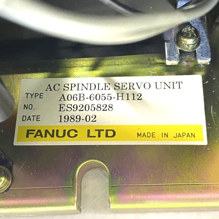 FANUC A06B-6055-H112 AC Spindle Servo Unit [w1218691516]