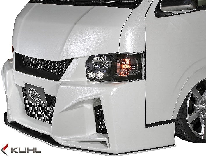 Kuhl Racing Ver4 200W-GT Racing Bonnet FRP Cool Racing Aero Toyota Hiace [k1073466440]