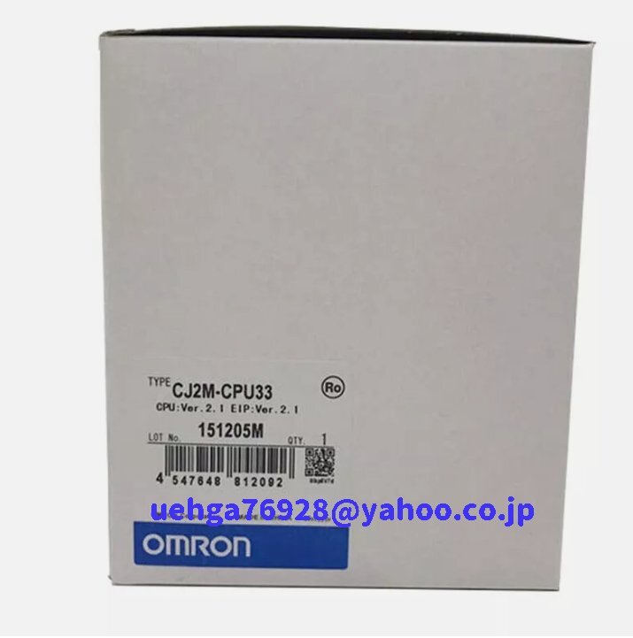 Omron CJ2M-CPU33 SYSMAC CJ Series CPU Unit with EtherNet/IP Function [u1220271697]