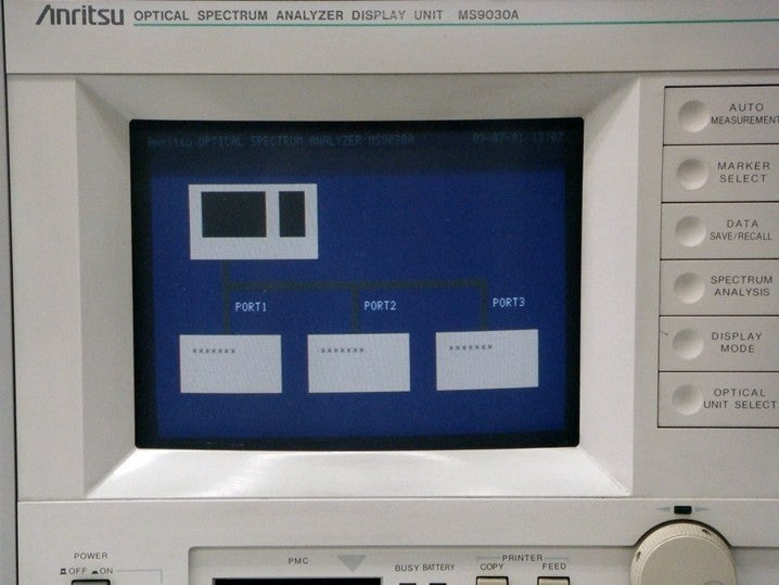 Anritsu MS9030A Optical Spectrum Analyzer Display Unit [s729120288]