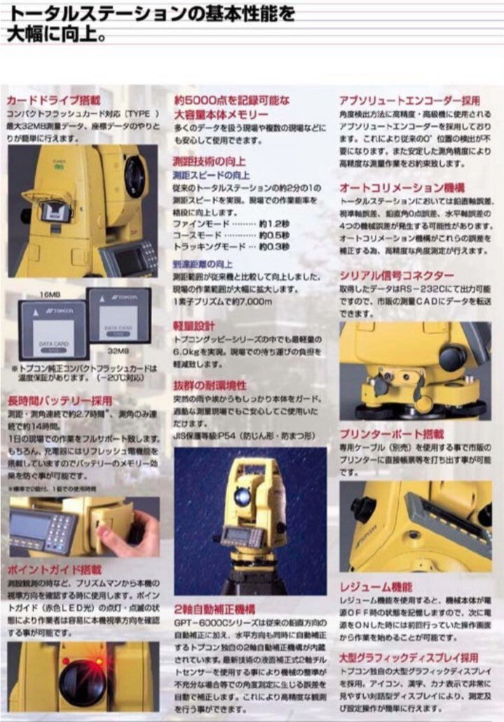 Topcon GPT-6005CF Total Station Non-Prism Measurement Device [p1215362741]