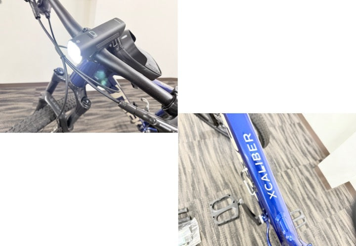 TREK XCALIBER8 Mountain Bike Hex Blue Front Wheel Punctured [b1220321091]