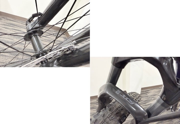 TREK XCALIBER8 Mountain Bike Hex Blue Front Wheel Punctured [b1220321091]