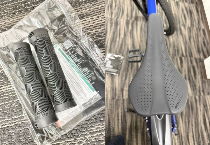 TREK XCALIBER8 Mountain Bike Hex Blue Front Wheel Punctured [b1220321091]