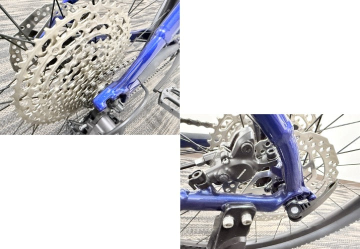 TREK XCALIBER8 Mountain Bike Hex Blue Front Wheel Punctured [b1220321091]