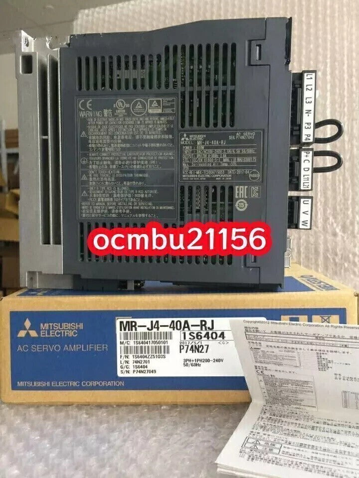 Mitsubishi Electric MR-J4-40A-RJ Servo Amplifier (open box) [l1217665455]