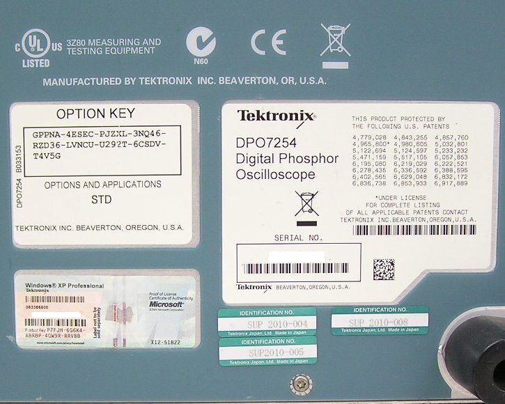 Tektronix DPO7254 Digital Phosphor Oscilloscope [q1208285646]