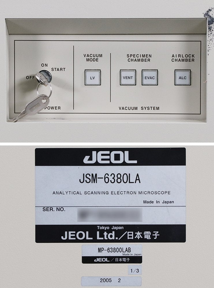 JEOL JSM-6380LA Analytical Scanning Electron Microscope SEM (as-is) [d1244173817]