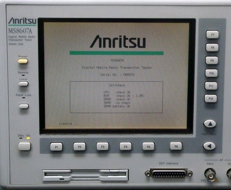 Anritsu MS8607A Digital Mobile Radio Transmitter Tester [k454592993]
