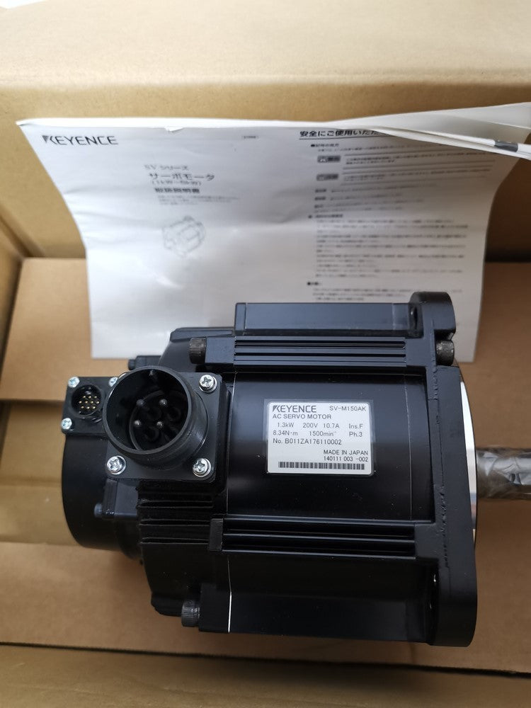 KEYENCE SV-M150AK AC Servo Motor 1.5KW Keyway Shaft Absolute [b1124539927]