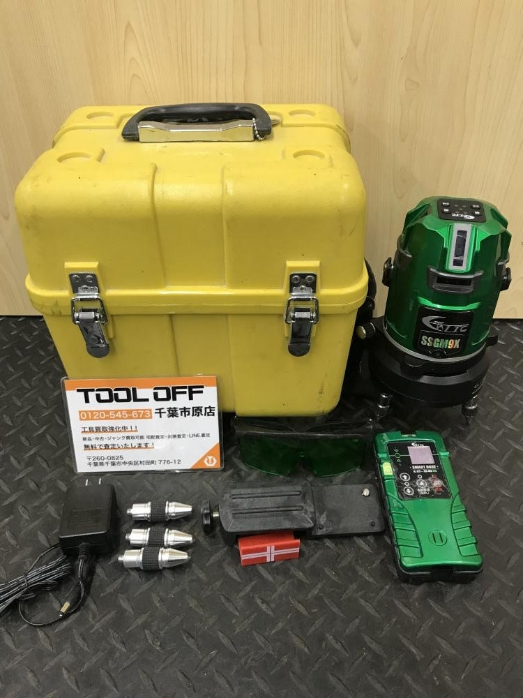 LTC SSGM9X Green Laser Level with Smart Base and Receiver (for parts or not working) [e1225123352]
