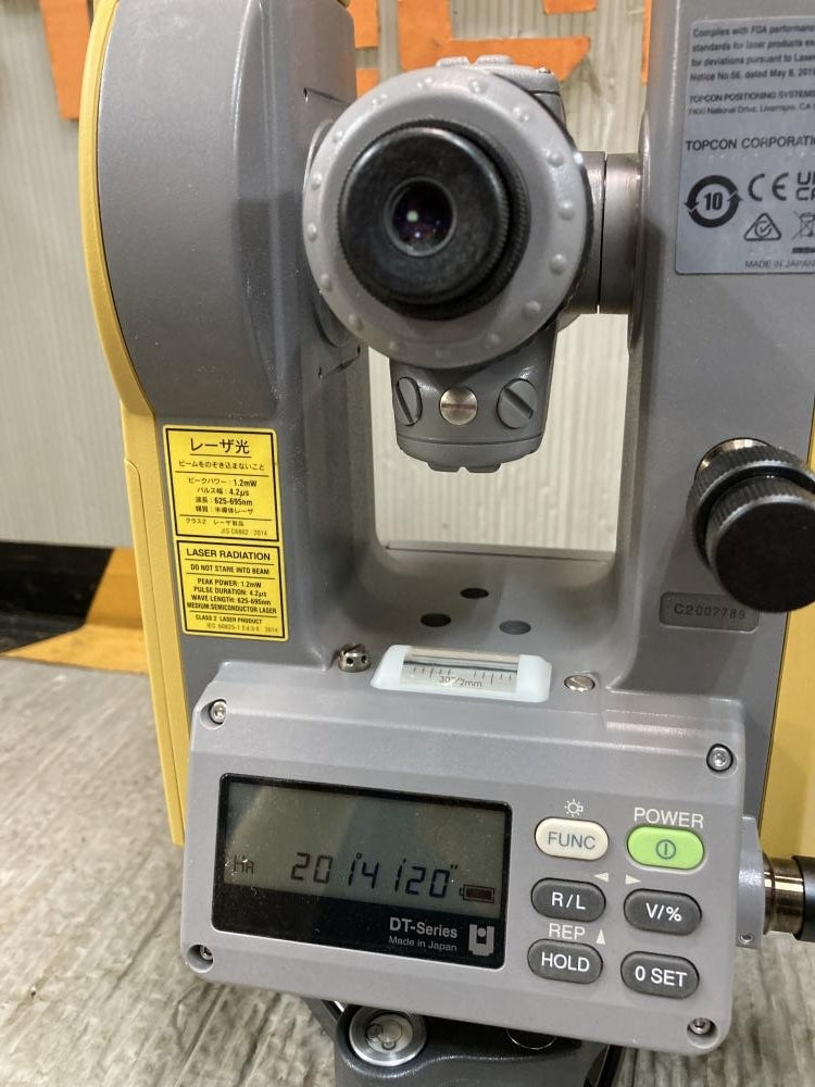 Topcon DT-300 Theodolite Transit (for parts or not working) [b1245532170]