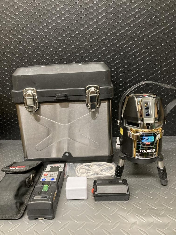 TAJIMA ZEROBL-KJC Blue Green Laser Level with Receiver and Battery (for parts or not working) [o1247730549]