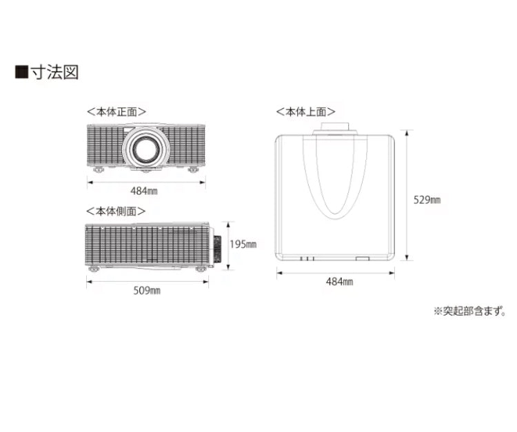 Ricoh PJ WUL6281 DLP Projector with Lens [x1229496935]