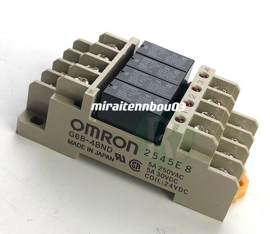 OMRON G6B-4BND Terminal Relay 100-Piece Set 24V [m1062172547]