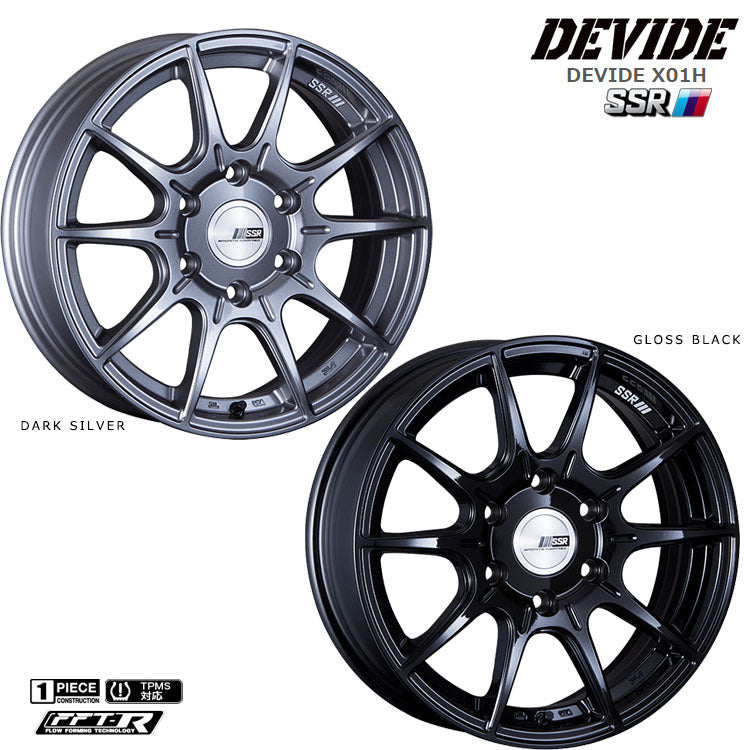SSR X01H Wheel for HIACE 16 Inch 6.5J +38 6H-139.7 Set of 4 [1185979489]