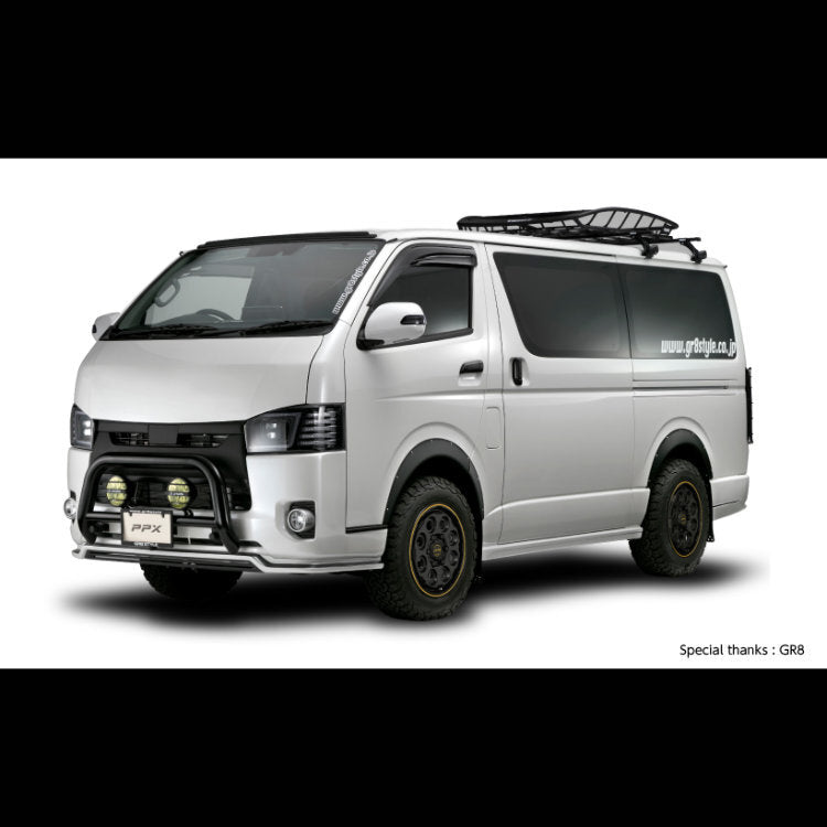 Set of 4 PPX MIL8 MIL:8 Mil Eight 16x6.5J 6/139.7 +38 SGB/Y TOYO Open Country R/T 215/70R16 Black Letter HIACE [v1187132376]