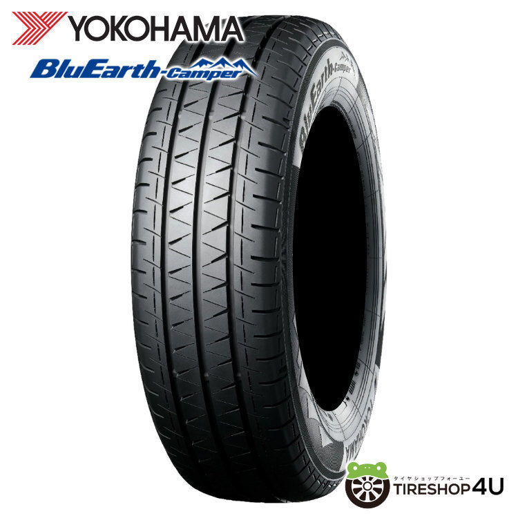 Set of 4 RIVAI NOX 15x6.0J 6/139.7+32 MBK YOKOHAMA BluEarth-Camper RY55E 185/75R15 106/104N Hiace Van Jas Toro HIACE [x1188994701]